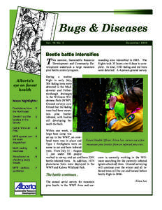 Bugs & Diseases Vol. 16 No. 3 December[removed]Beetle battle intensifies