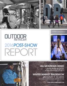 #weareoutdoor  2016POST-SHOW REPORT ALL MOUNTAIN DEMO
