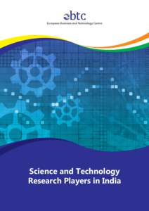 Science and Technology Research Players in India Publisher: Fraunhofer IFF Authors: