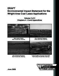 BLM  DRAFT Environmental Impact Statement for the Wright Area Coal Lease Applications Volume 2 of 2