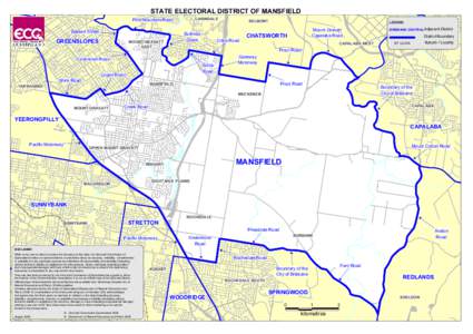 STATE STATE ELECTORAL ELECTORAL DISTRICT DISTRICT OF OF MANSFIELD MANSFIELD
