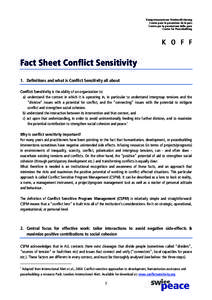 Microsoft Word - KOFF Factsheet Conflictsensitivity - BAT