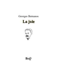 Georges Bernanos  La joie BeQ