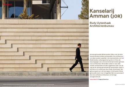 Nederlandse Ambassade in Jordanie- architect Rudy Uytenhaak