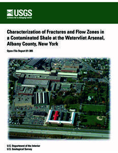 This page has been left blank intentionally.  Characterization of Fractures and Flow Zones in a Contaminated Shale at the Watervliet Arsenal, Albany County, New York By John H. Williams and Frederick L. Paillet