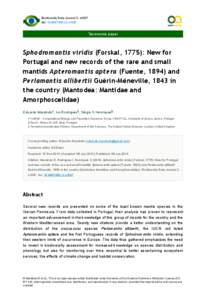 Biodiversity Data Journal 2: e1037 doi: [removed]BDJ.2.e1037