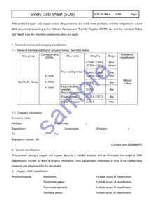 Toxicology / Hazard analysis / Hazardous materials / Globally Harmonized System of Classification and Labelling of Chemicals / Toxicity / Explosive material / Respiration / Material safety data sheet / GHS hazard pictograms / Safety / Occupational safety and health / Health