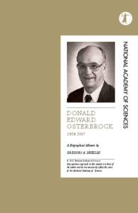 DONALD EDWARD OSTERBROCK