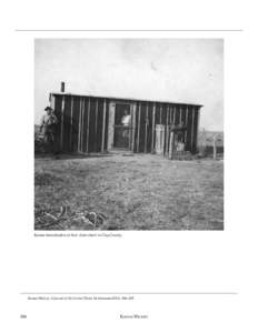 Kansas homesteaders at their claim shack in Clay County.  Kansas History: A Journal of the Central Plains 34 (Autumn 2011): 186–[removed]