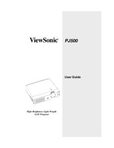 LCD projector / TRS connector / Android devices / Computer hardware / Projectors / ViewSonic