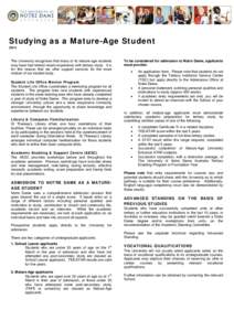 States and territories of Australia / Fremantle / Roman Catholic Church in Australia / University of Notre Dame Australia / University of Notre Dame / Australian Tertiary Admission Rank / Education in the Australian Capital Territory / University and college admission / UCAS / Education in Australia / St. Joseph County /  Indiana / Geography of Indiana