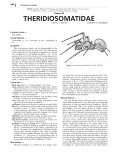 244  Theridiosomatidae FROM:	Ubick,	D.,	P.	Paquin,	P.E.	Cushing,	and	V.	Roth	(eds).	2005.	Spiders	of	North	America:	 an	identification	manual.	American	Arachnological	Society.	377	pages.