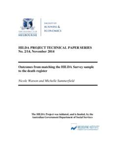 Household /  Income and Labour Dynamics in Australia Survey / Australia / Earth / Political geography / Bodies of water / Economic data / Panel data / Economy of Australia