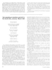 LegFebruary to 27 March 1981; 0. Holm-Hansen, chief scientist) emphasized biological studies in the area between Bransfield Strait and the South Orkney Islands. It was planned that the Melville would do a limited 