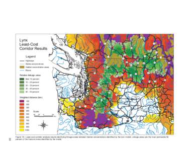 Landscape Permeability for Large Carnivores in Washington: figures 18-22