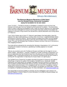 Barnum_Museum_FCCF_Grant_Feasibility_FINAL