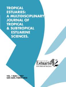 TRopical estuaries: A multidisciplinary journal of tropical & subtropical