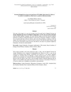 Revista Brasileira de História da Matemática - Vol.de