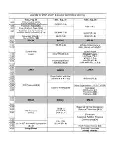 GEOHAB / Ad hoc / Science / Committee / Meeting / Biology / Politics / Oceanography / Global Ocean Ecosystem Dynamics / InterRidge