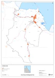 Burdekin Shire Urban Flying-Fox Management Area map