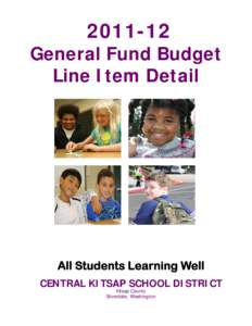 [removed]General Fund Budget Line Item Detail  All Students Learning Well