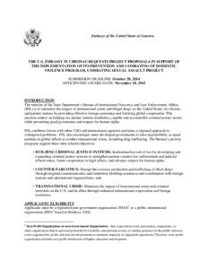 Federal assistance in the United States / Grants / Public finance / Idaho / Idaho National Laboratory / Ethics / Federal grants in the United States / Human trafficking / Sexual assault / Sex crimes / Crime / Gender-based violence