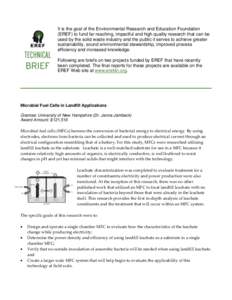 Landfill / Anaerobic digestion / Environmental soil science / Leachate / Microbial fuel cell / Sustainability / Waste management / Environment