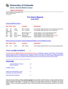 Microsoft Word - Fire Alarm Reports June14.docx