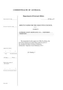 Politics of Australia / Supreme court / Supreme Court of South Australia / Judge / Administrator / Supreme Court of Norfolk Island / Oklahoma Court on the Judiciary / Law / Government / Supreme Court of the Northern Territory