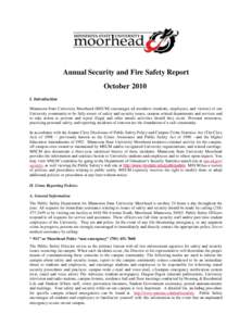 A Report to the Minnesota State University Moorhead Community