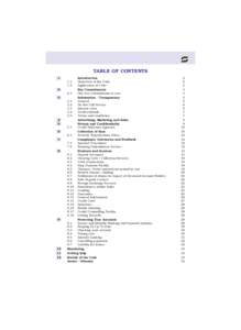 TABLE OF CONTENTS 1 Introduction Objectives of the Code Application of Code