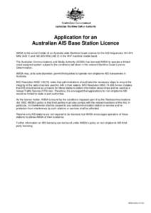 Application for an Australian