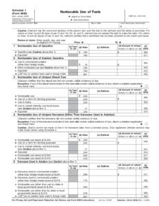 Schedule 1 (Form[removed]Rev. January 2009)