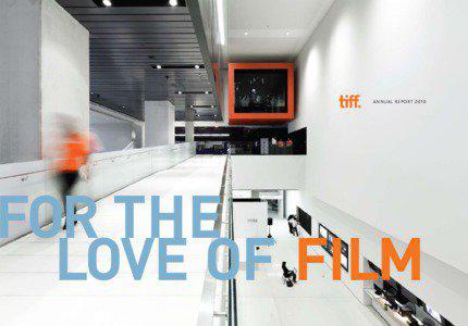 Toronto International Film Festival / Bell Lightbox / TIFF Cinematheque / Ingrid Veninger / Tim Burton / Jason Reitman / Cinema of Canada / American film directors / Film