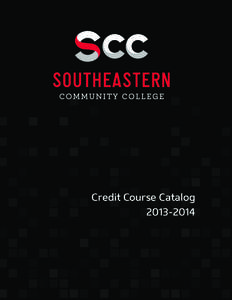 Credit Course Catalog[removed] Southeastern Community College[removed]Course Catalog Table of Contents