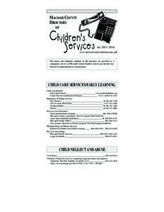 Macomb County Directory of Children’s Services