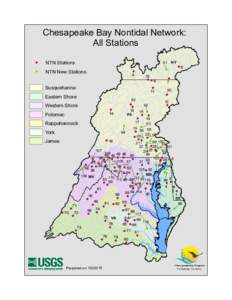 Chesapeake Bay Nontidal Network: All Stations NTN Stations NTN New Stations
