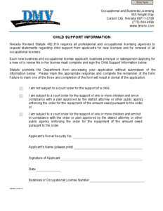 Print Form  Occupational and Business Licensing 555 Wright Way Carson City, Nevada[removed][removed]