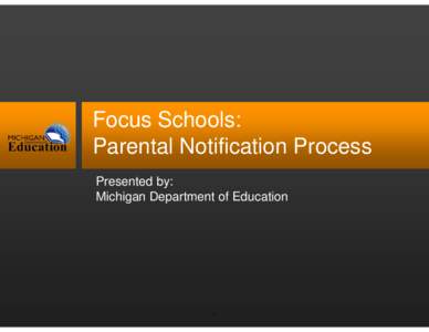 Focus School - Parenal Notification [Read-Only]
