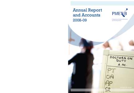Annual Report and Accounts Postgraduate Medical Education and Training Board Hercules House