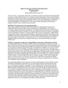 Disaster preparedness / Humanitarian aid / Occupational safety and health / Federal Emergency Management Agency / Office of Emergency Management / Community emergency response team / State of emergency / Oklahoma Department of Emergency Management / Public safety / Management / Emergency management