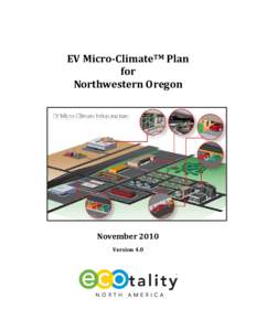 EV Micro-ClimateTM Plan for Northwestern Oregon November 2010 Version 4.0