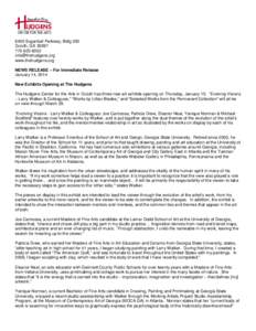 6400 Sugarloaf Parkway, Bldg 300 Duluth, GA[removed]6002 [removed] www.thehudgens.org NEWS RELEASE – For Immediate Release