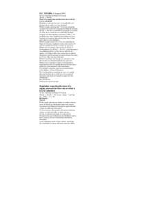 O.C[removed], 9 August 2001 An Act respecting the Régie de l’énergie (R.S.Q., c. R[removed]Tenor of a supply plan and the intervals at which it is to be submitted Regulation respecting the tenor of a supply plan and