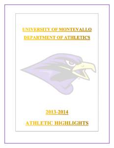 Microsoft Word - UM Athletic Highlights[removed]