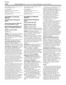 [removed]Federal Register / Vol. 76, No[removed]Friday, September 9, [removed]Notices (Presidentially Declared Disasters); 97.039, Hazard Mitigation Grant.