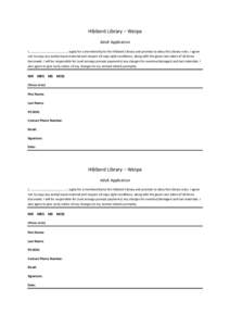 Microsoft Word - Hibberd Library Adult Applications