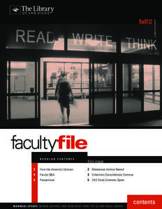 volume 4 number 1  fall12 facultyfile