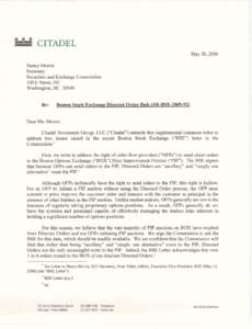 Comment Letter on File No. SR-BSE[removed]