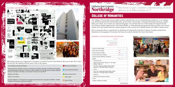 South Campus Map_Humanities